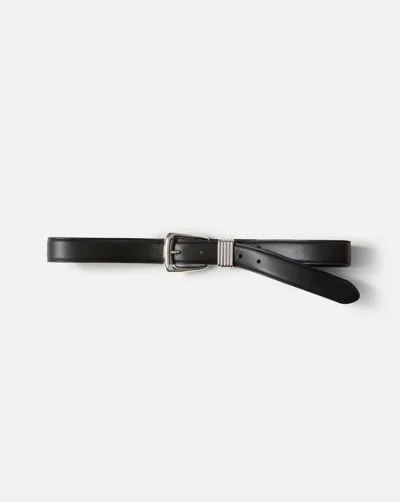 Veronica Beard Arch Leather Belt In Multi