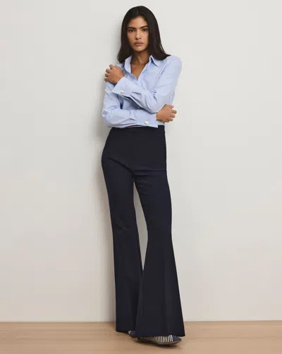 Veronica Beard Arden Flared Pant In Black