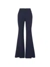 Veronica Beard Arden High Waist Flare Leg Pants In Blue
