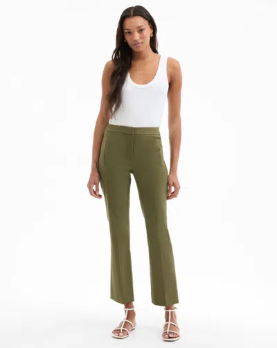 Veronica Beard Arte Kick-flare Pant In Gray