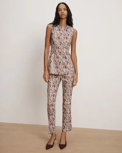 Veronica Beard Arte Kick-flare Pant In Multi