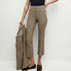 Veronica Beard Arte Pant In Sand/black In Multi