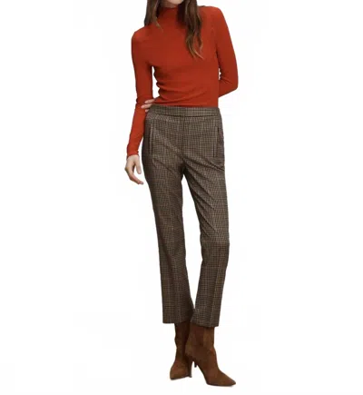 Veronica Beard Arte Pants In Russet Multi