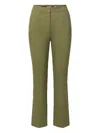 Veronica Beard Arte Pocket Detail Trousers In Green