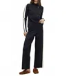 Veronica Beard Asante Knit Pullover Top In Navy In Black