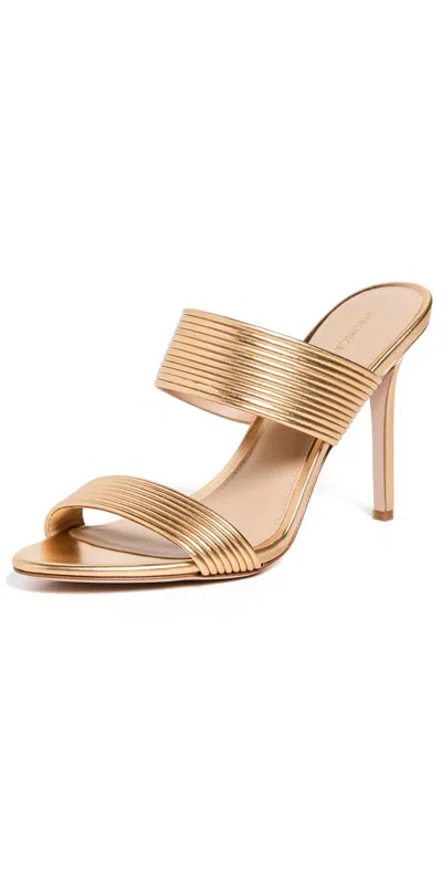 Veronica Beard Asha Mignon Sandals Gold