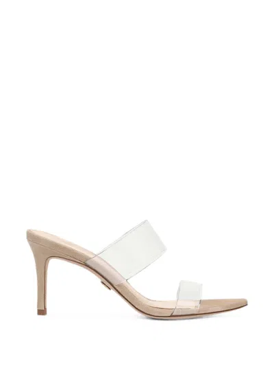 VERONICA BEARD ASHA TRANSPARENT-STRAP SANDALS