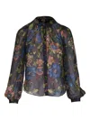 Veronica Beard Ashlynn Blouse In Multi