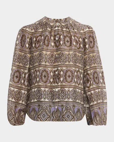 VERONICA BEARD ASHLYNN PRINTED TOP