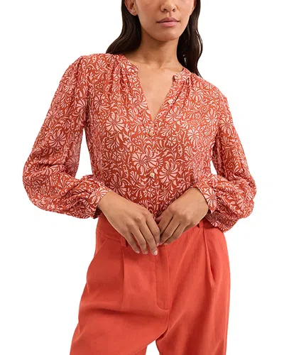 VERONICA BEARD ASHLYNN SILK BLOUSE