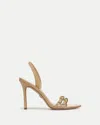 Veronica Beard Austin Belted Sandal In Sand
