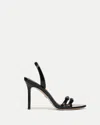 Veronica Beard Austin Belted Sandal In Black