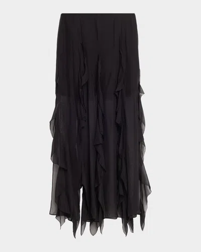 VERONICA BEARD AVA SILK MAXI SKIRT