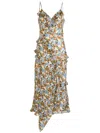 Veronica Beard Avenal Floral-print Silk Midi Dress In Multi
