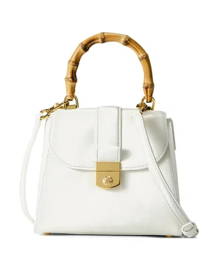 Veronica Beard Avenue Bamboo-handle Tote Bag In Neutral