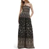 Veronica Beard Ayanna Paisley Halter Maxi Dress In Black