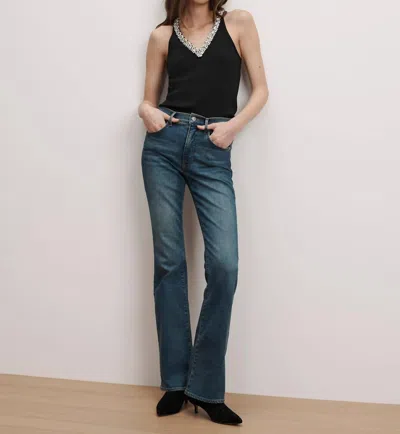 Veronica Beard Ayres Embellished Tank Top In Black In Blue