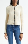 Veronica Beard Bala Cardigan In White