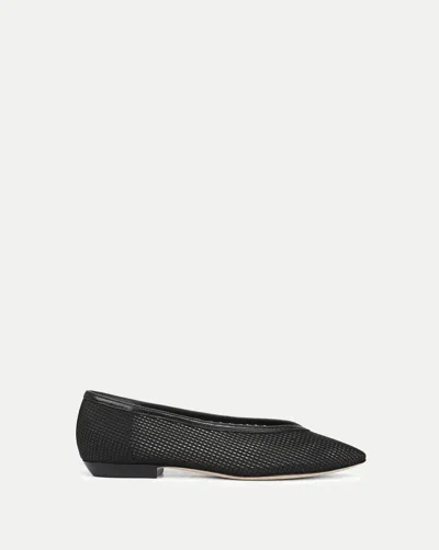 Veronica Beard Bancroft Mesh Flat In Black