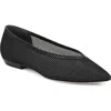 Veronica Beard Bancroft Pointed Toe Flat In Black