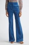 VERONICA BEARD VERONICA BEARD BASIMA STRETCH CORDUROY FLARE PANTS