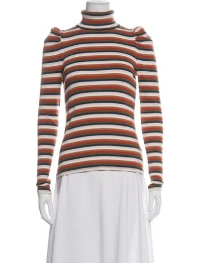 Pre-owned Veronica Beard Bateau Neckline Long Sleeve Sweatshirt In Gray