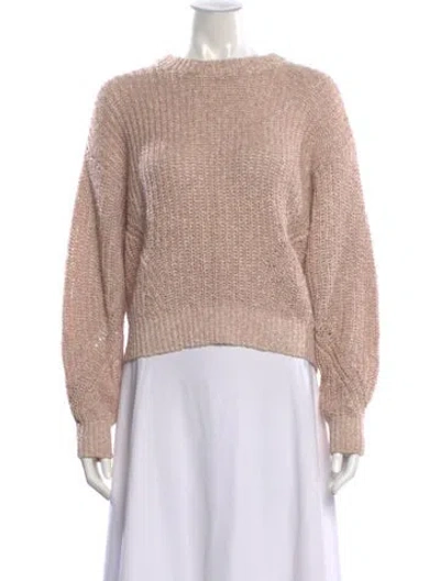 Pre-owned Veronica Beard Bateau Neckline Sweater In Pink