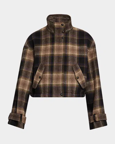 VERONICA BEARD BATEMAN PLAID JACKET