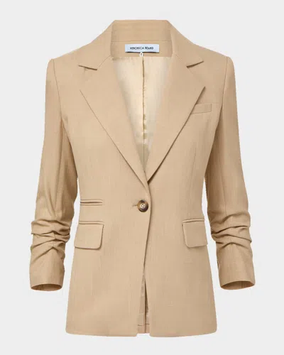 Veronica Beard Battista Dickey Jacket In Stone Khaki In Neutral