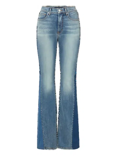 VERONICA BEARD BAVERLY CONTRAST-STITCHING JEANS