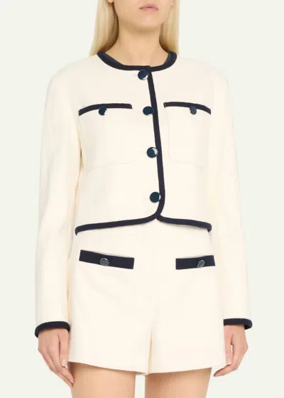 Veronica Beard Beale Jacket In Dove
