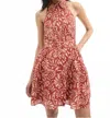 Veronica Beard Beau Dress In Dark Persimmon In Red