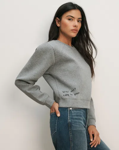 Veronica Beard Beaumont Embroidered Sweatshirt