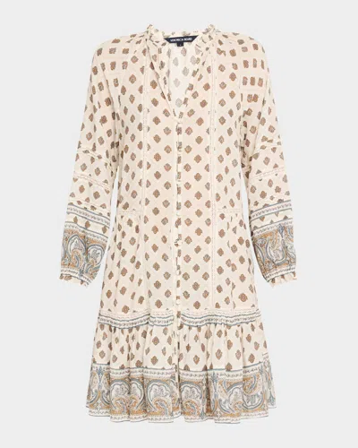 Veronica Beard Belissa Long-sleeve Mini Dress