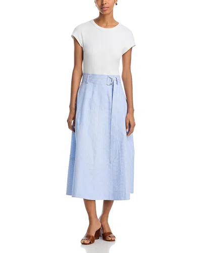 Veronica Beard Belmar Mixed Media Dress In Multi