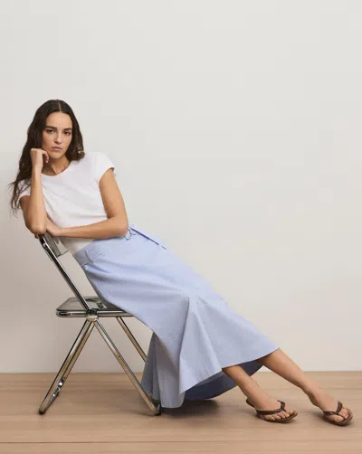 Veronica Beard Belmar Mixed-media Midi Dress In Multi