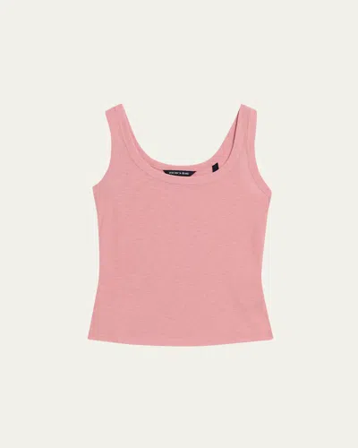 Veronica Beard Belvedere Scoop-neck Tank Top In Pink