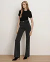 Veronica Beard Benedict Crewneck Tee In Black In Multi
