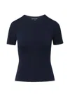 Veronica Beard Benedict Crew-neck T-shirt In Blue