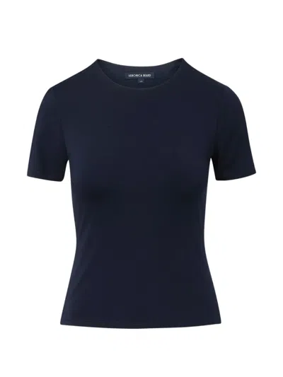 Veronica Beard Benedict Crew-neck T-shirt In Blue