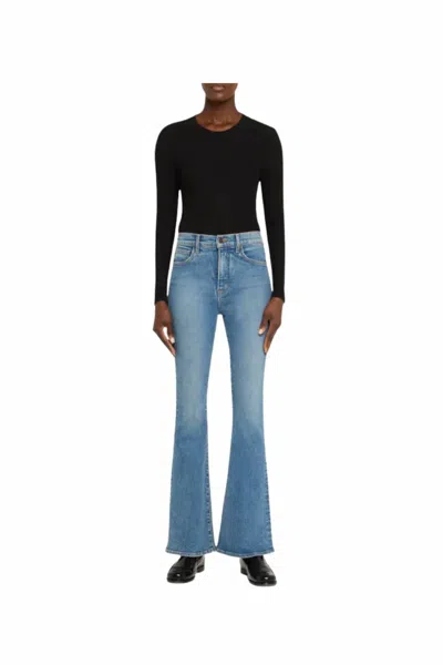 Veronica Beard Beverly Flare Jean In Ripple Haze In Multi