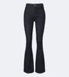 Veronica Beard Beverly Flared Jeans In Black