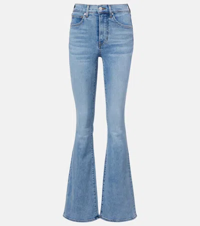 Veronica Beard Beverly Flared Jeans In Blue