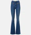Veronica Beard Beverly Flared Jeans In Blue