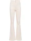 Veronica Beard Beverly Flared Jeans In Nude