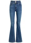 Veronica Beard Beverly Flared-leg Jeans In Blue