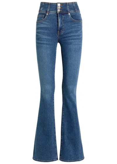 Veronica Beard Beverly Flared-leg Jeans In Blue