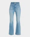 Veronica Beard Beverly High-rise Flare Jeans In Blue