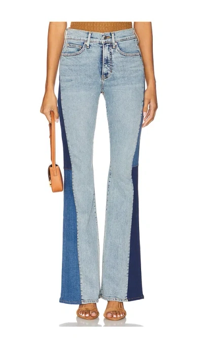 Veronica Beard Beverly High Rise Skinny Flare In Blue