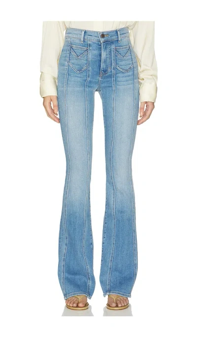 Veronica Beard Beverly High Rise Skinny Flare Jean In Sneak Peek